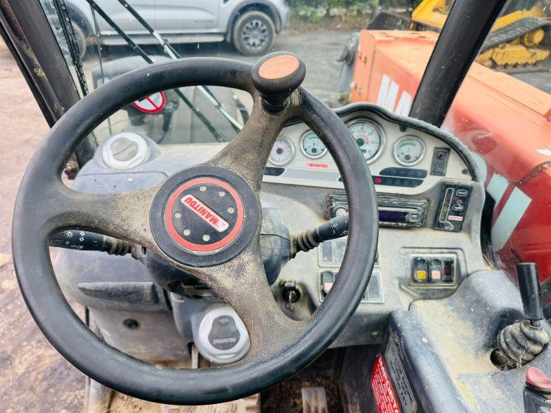 MANITOU MLT 741 TELEHANDLER*C/W BUCKET & PALLET TINES*VIDEO*