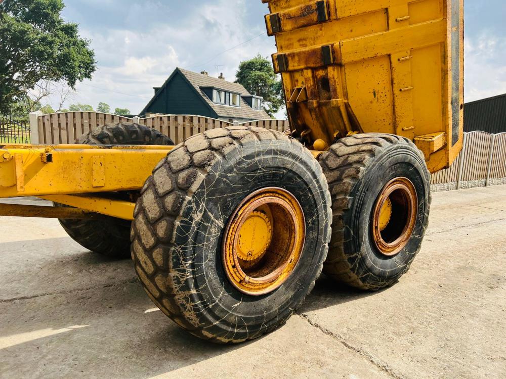 VOLVO BM A25 6X6 ARTICULATED DUMP TRUCK C/W HYDRAULIC STRAIGHT TIP 