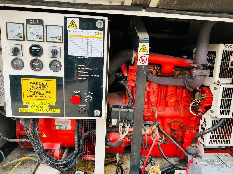 YORPOWER YP40EM MOBILE 40KVA TWIN AXLE GENERATOR C/W PERKINS ENGINE *VIDEO* 