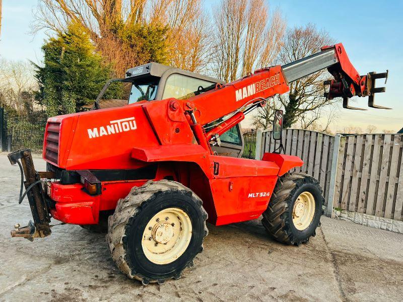 MANITOU 524 4WD TELEHANDLER *AG-SPEC* C/W PICK UP HITCH 