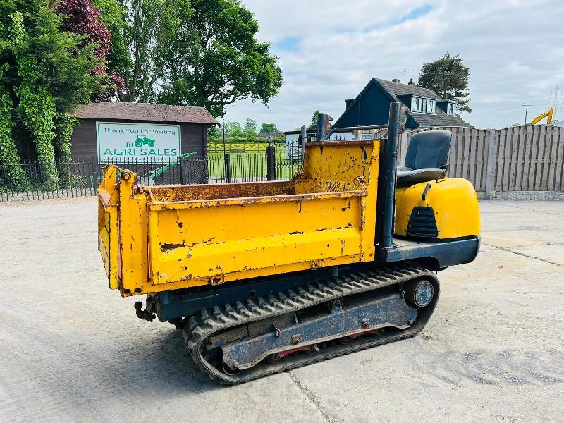 TRACKED DUMPER C/W DROP SIDE'S TIPPING BODY & RUBBER TRACKS *VIDEO*