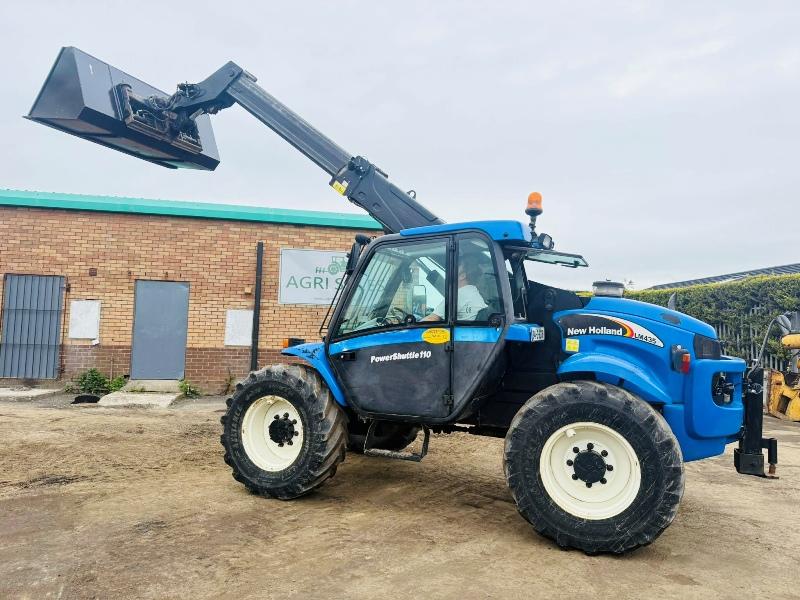 NEW HOLLAND LM425A TURBO TELEHANDLER*C/W BUCKET*VIDEO*