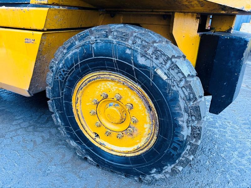 DCH DOH 12 TONNE 2 STAGE MAST LIFT *C/W 8FT TINES*VIDEO*