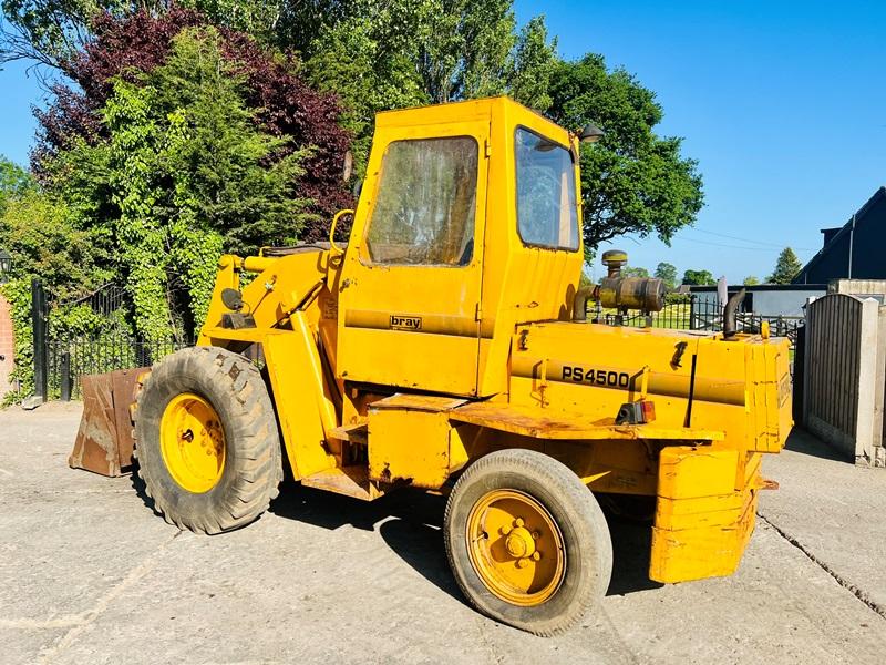 BRAY A4500 LOADING SHOVEL C/W BUCKET *NO BREAKS*