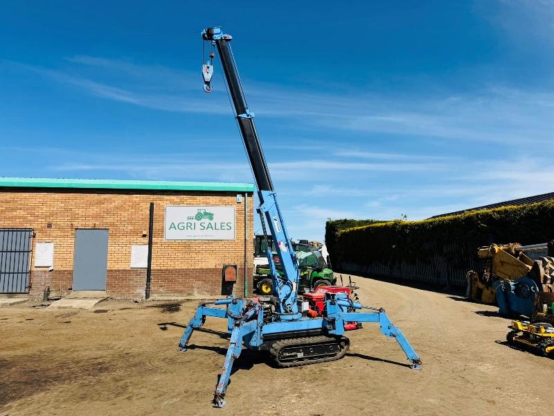 TADANO TRACKED MOBILE SPIDER CRANE*C/W 4X SUPPORT LEGS*VIDEO*