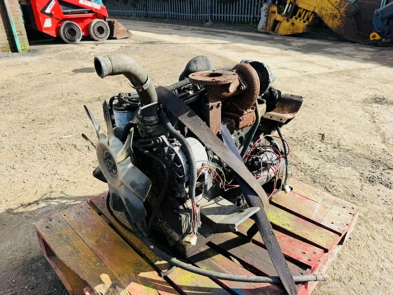 4 CYLINDER YANMAR 4TN100T-LFWA TURBO DIESEL ENGINE*VIDEO*