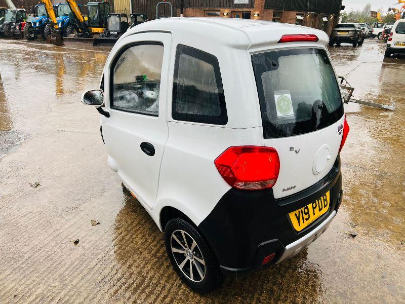 YINJIAN BATTERY POWERED TRICYCLE *YEAR 2021, ROAD REGISTERED* C/W TRAILER *VIDEO*