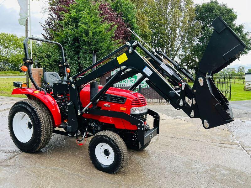 BRAND NEW SIROMER 304 FIELD RANGE 4WD TRACTOR *YEAR 2023* CW LOADER *VIDEO*