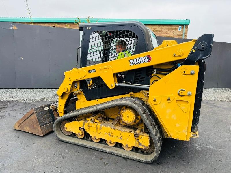 CATERPILLAR 249D3 TRACKED SKIDSTEER*C/W BUCKET*YEAR 2019*VIDEO*