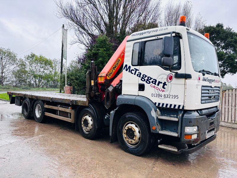MAN 32.353 DOUBLE DRIVE FLAT BED LORRY *CRANE & SUPPORT LEGS NOT INCLUDED*VIDEO*
