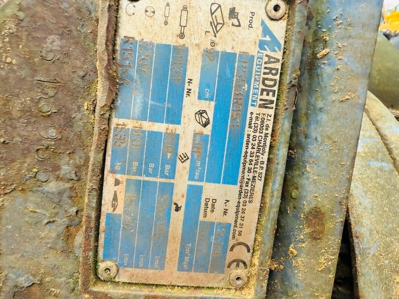 ARDEN HYDRAULIC ROTATING ROCK GRAPPLE*YEAR 2011*VIDEO*