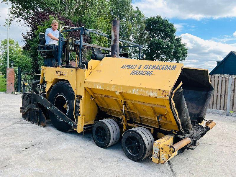 BITELLI BB53 TARMAC PAVER C/W DUAL CONTROL DRIVE *VIDEO*