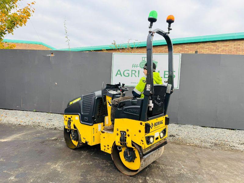 BOMAG BW 80AD-5 TANDEM ROLLER*YEAR 2014*C/W KUBOTA ENGINE*VIDEO*