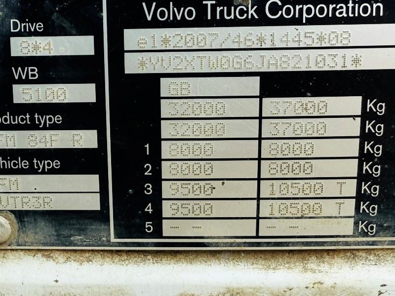 VOLVO FMX420 8X4 TIPPER LORRY*YEAR 2018*C/W EASY SHEET*VIDEO*
