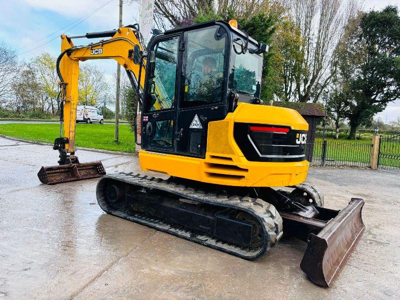 JCB 86C-1 EXCAVATOR *ZERO SWING, YEAR 2015* C/W QUICK HITCH *VIDEO*