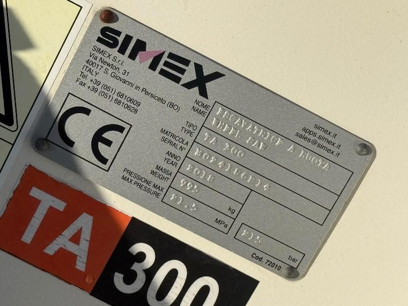 SIMEX TA300 WHEEL SAW*TO SUIT SKIDSTEER*YEAR 2018*VIDEO*