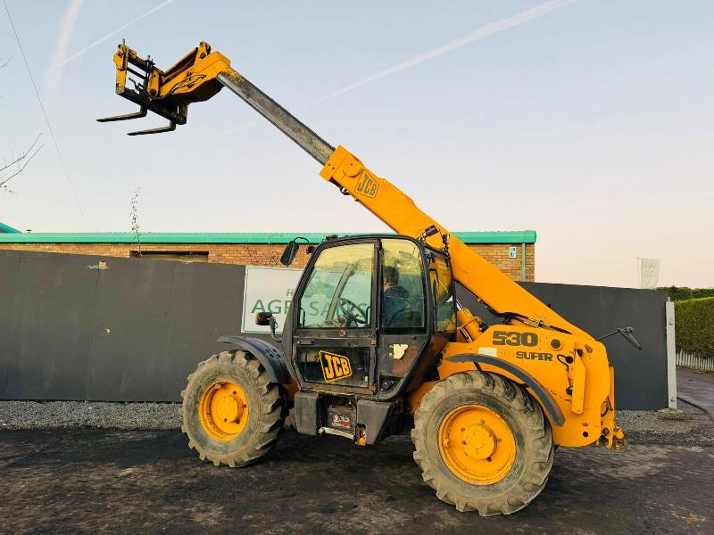JCB 530-70 SUPER TELEHANDLER*C/W JOYSTICK CONTROL & PICK UP HITCH*VIDEO*