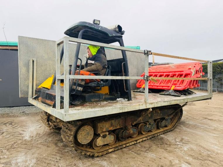 8 TONNE YANMAR TRACKED DUMPER*C/W HYDRAULIC WINCH*VIDEO*