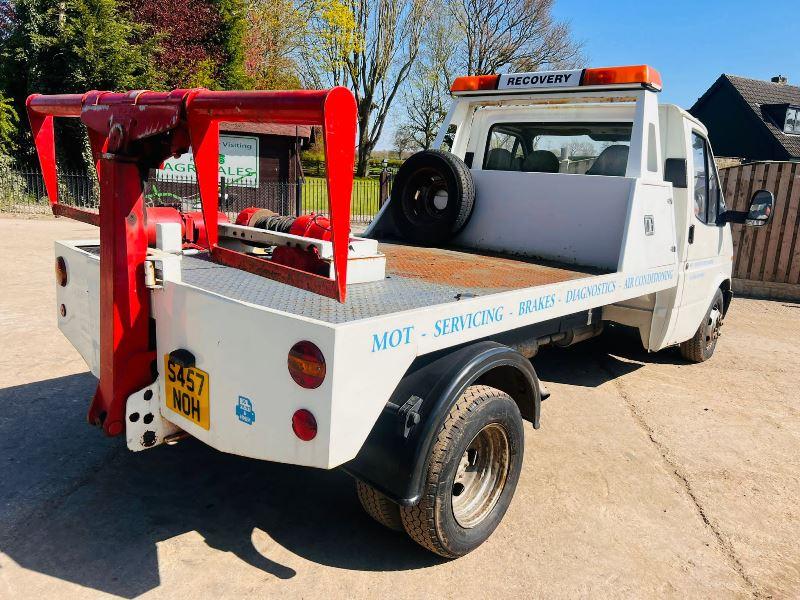 FORD TRANSIT 4X2 RECOVERY TRUCK *MOT'D TILL 16TH MAY* C/W EXTENDED SPEC LIFT *VIDEO*