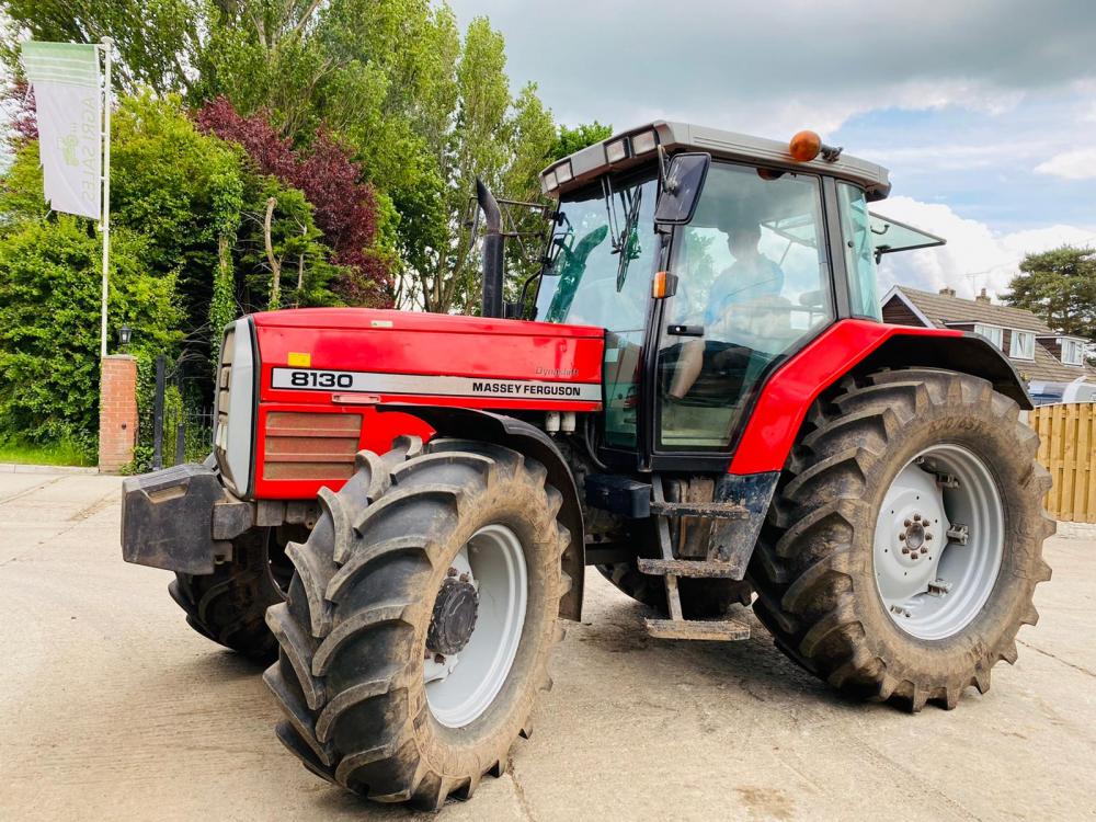 MASSEY FERGUSON 8130 DYNA SHIFT TRACTOR C/W AC CABIN & FRONT WEIGHTS