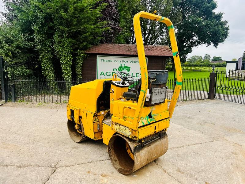 AMMAN CH-4900 DOUBLE DRUM ROLLER C/W ROLE BAR *VIDEO*
