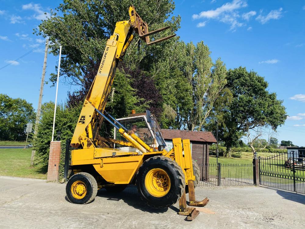 JCB 530-4 4WD TELEHANDLER C/W FRONT SUPPORT LEGS & DOUBLE PUSH OUT BOOM 