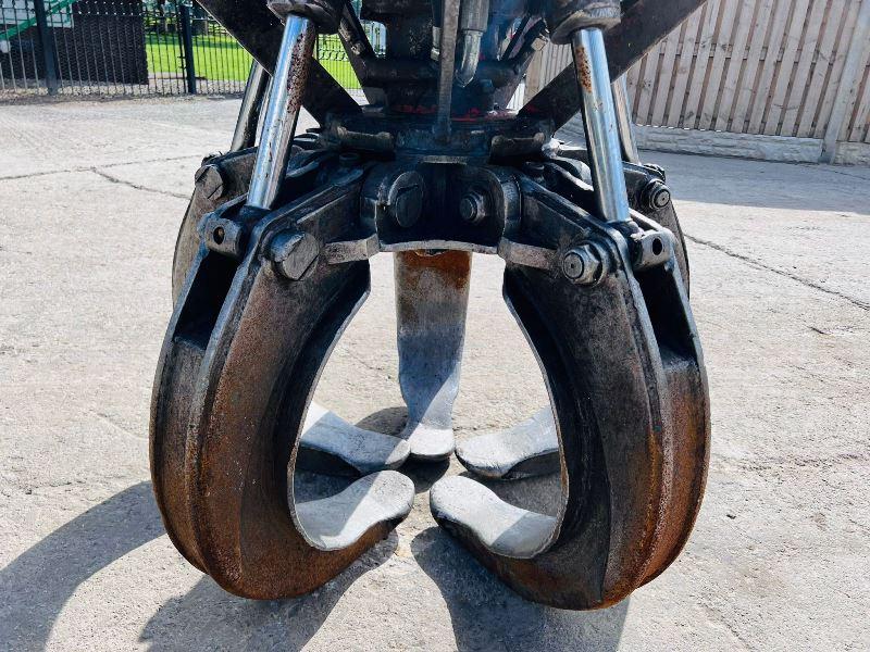 HYDRAULIC 5 TINE ROTATING SCRAP GRAB TO SUIT SCRAP HANDLER 