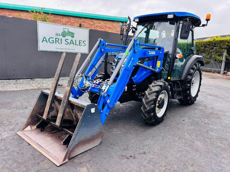 SOLIS 50RX TRACTOR*C/W SOLIS FRONT LOADER*194 HOURS*YEAR 2021*VIDEO*