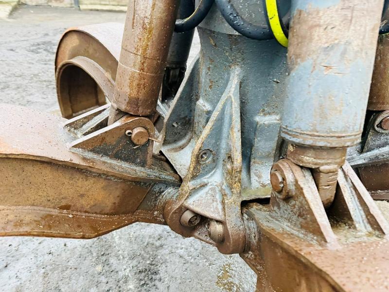 TEREX FUCHS HDMS 5 TINE HYDRAULIC SCRAP GRAB*YEAR 2015*VIDEO*