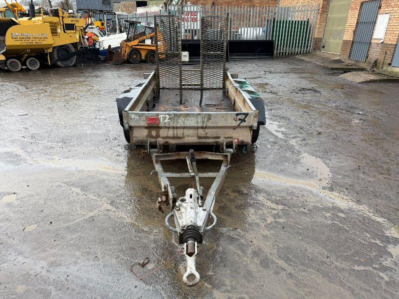 DOUBLE AXLE TRAILER*C/W DROP DOWN RAMP*VIDEO*