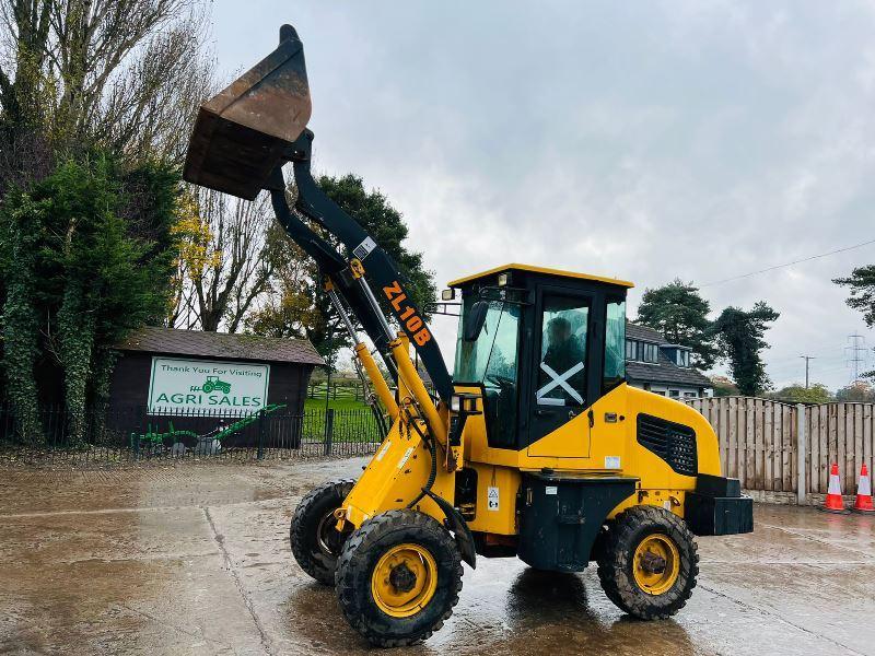 ZL10B 4WD LOADING SHOVEL C/W BUCKET * VIDEO *