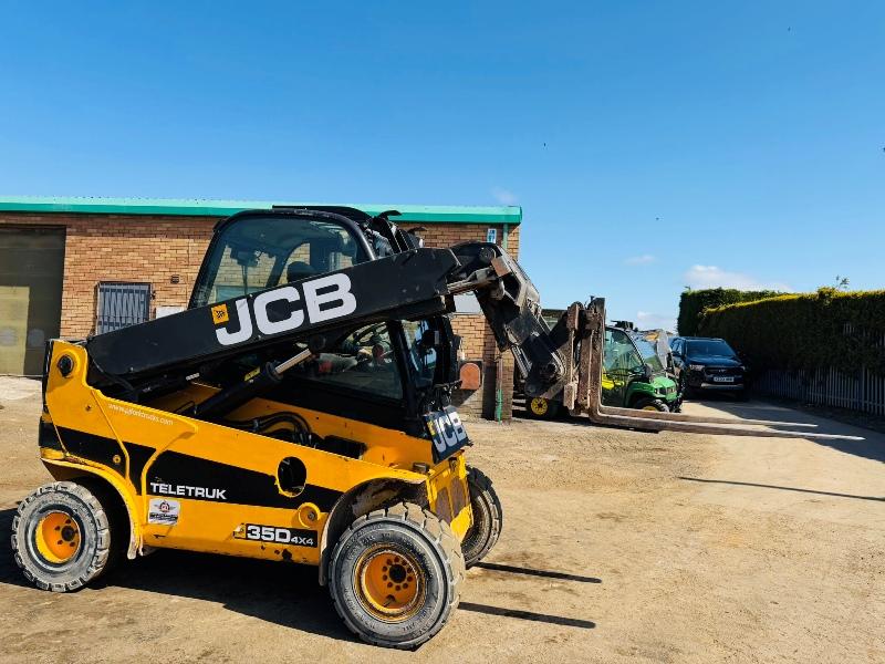 JCB 35D 4WD TELETRUK*YEAR 2014*C/W PALLET TINES*VIDEO*