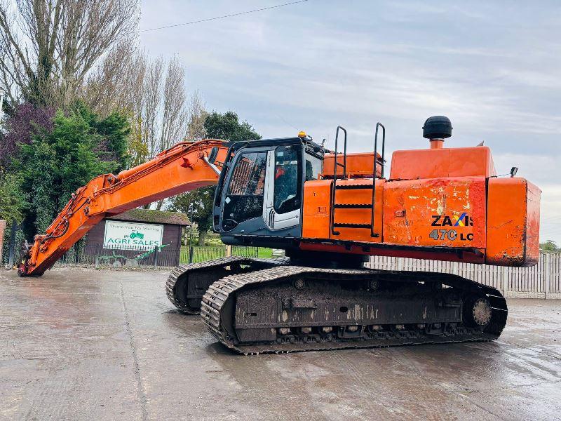 HITACHI ZAXIS ZX470LCH-3 TRACKED EXCAVATOR *YEAR 2008* C/W ISUZU ENGINE *VIDEO*