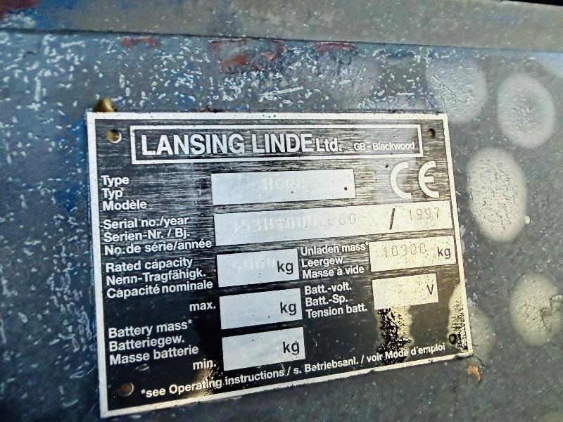 LINDE H60D FORKLIFT*C/W PALLET TINES*ENGINE SMOKES*VIDEO*