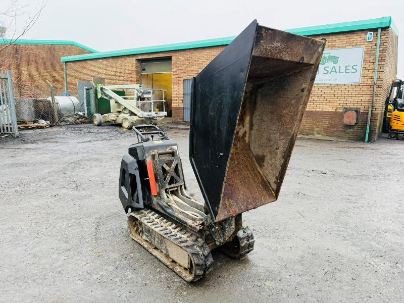 JCB TRACKED DUMPER*C/W HYDRAULIC TIP*VIDEO*