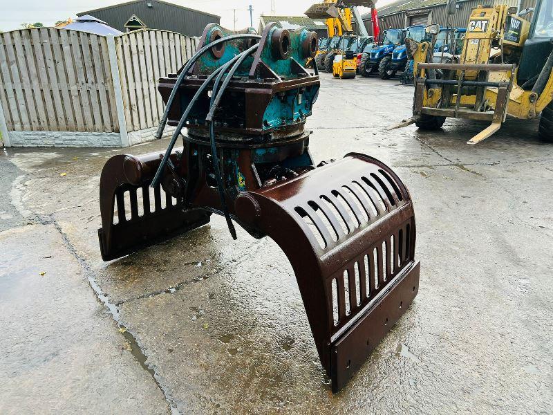 MD120S HYDRAULIC ROTATING SELECTOR GRAB *VIDEO*