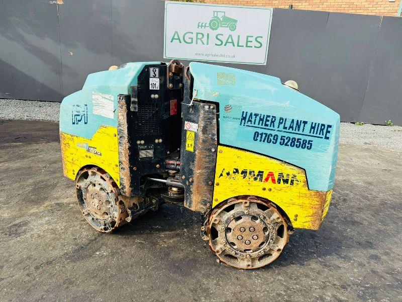 AMMANN ARR.1575 REMOTE CONTROL PADFOOT TRENCH ROLLER*YEAR 2019*VIDEO*