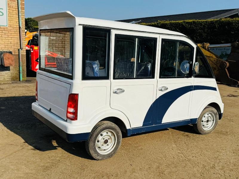 *NEW*KMY INDUSTRIAL K-001 ELECTRIC 4 SEATER CAR*YEAR 2025*VIDEO*