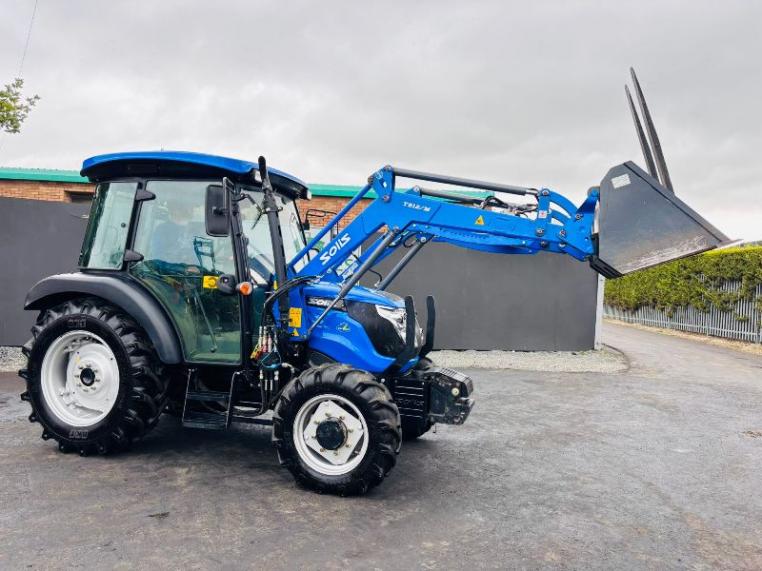SOLIS 50RX TRACTOR*C/W SOLIS FRONT LOADER*194 HOURS*YEAR 2021*VIDEO*