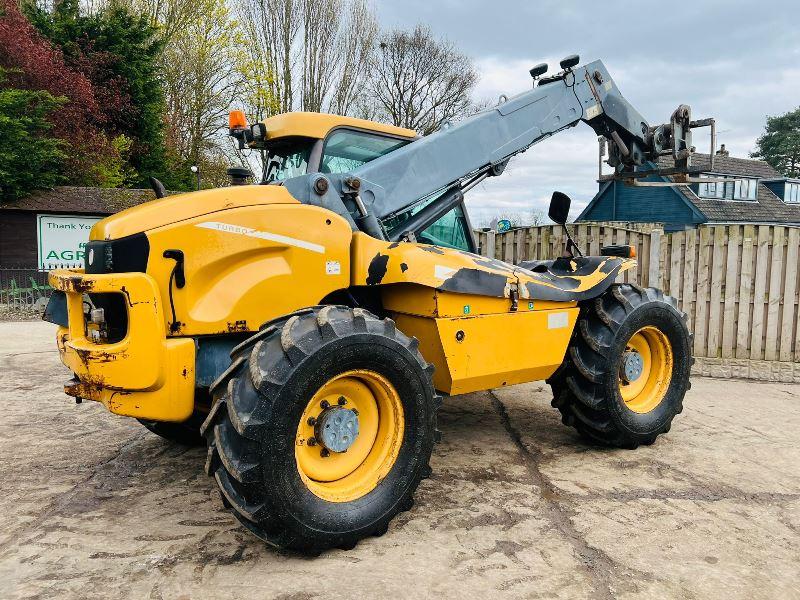 NEW HOLLAND LM430A 4WD TELEHANDLER *6189 HOURS* C/W PALLET TINES *VIDEO*