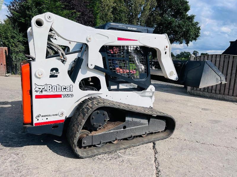 BOBCAT T650 TRACKED SKIDSTEER *YEAR 2013, 1880 HOURS* C/W BUCKET *VIDEO*