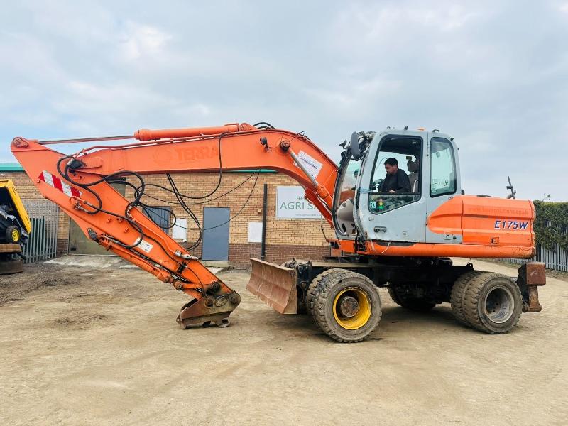 FIAT KOBELCO E175W RUBBER DUCK*C/W FRONT BLADE*VIDEO*