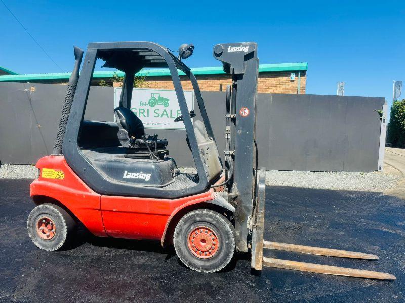 LINDE H25D-03 CONTAINER SPEC FORKLIFT*ONLY 3798 HOURS*VIDEO*