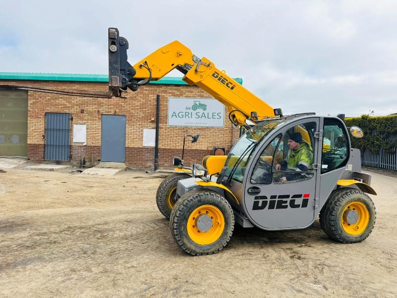 DIECI 190 TELEHANDLER*C/W PALLET TINES*VIDEO*