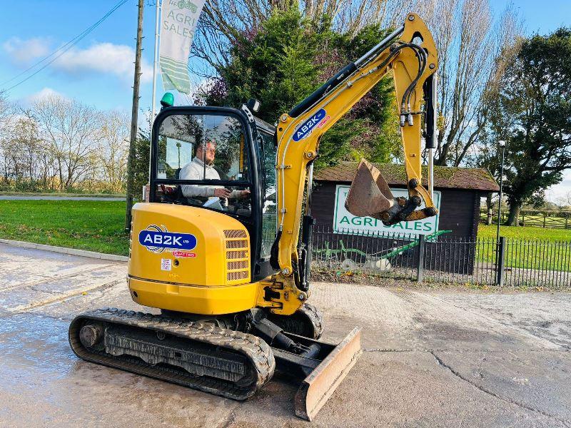 CATERPILLAR 302.7 TRACKED EXCAVATOR *YEAR 2014* C/W QUICK HITCH *VIDEO*