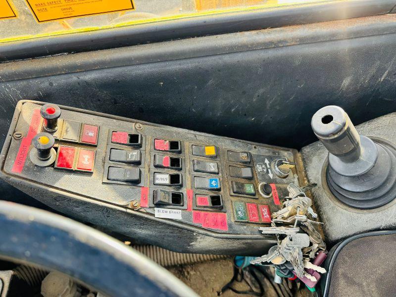 GROVE AT633B MOBILE CRANE*C/W 4X SUPPORT LEGS*VIDEO*