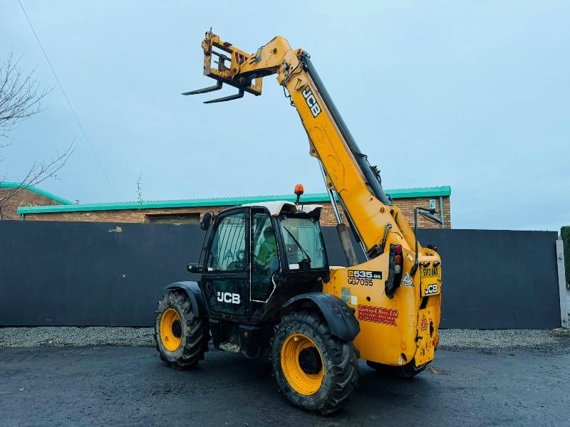 JCB 535-95 4WD TELEHANDLER *YEAR 2013*C/W PALLET TINES*VIDEO*