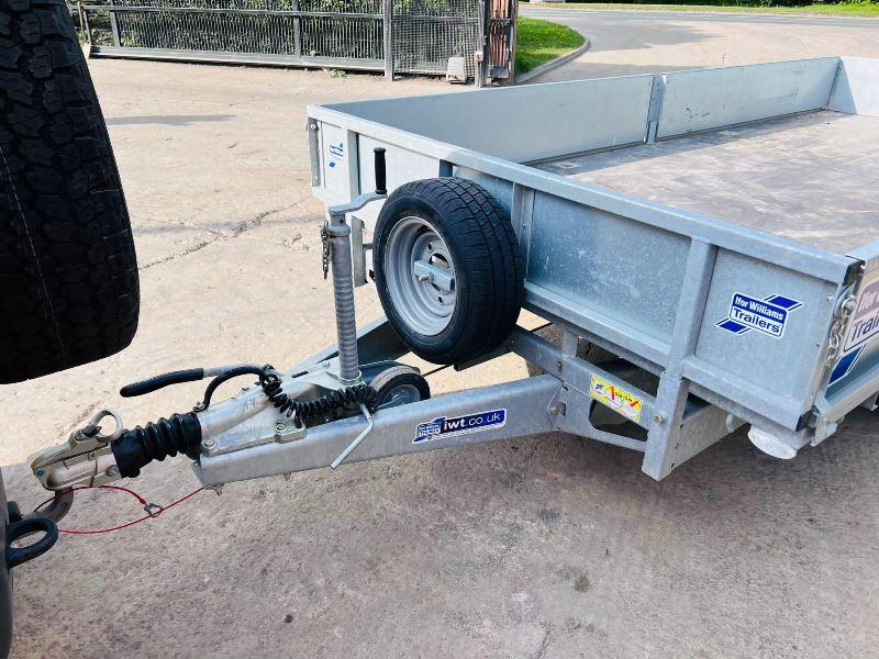 IFOR WILLIAMS TRI-AXLE DROP SIDE TRAILER * YEAR 2022 * C/W LED LIGHTS *VIDEO*