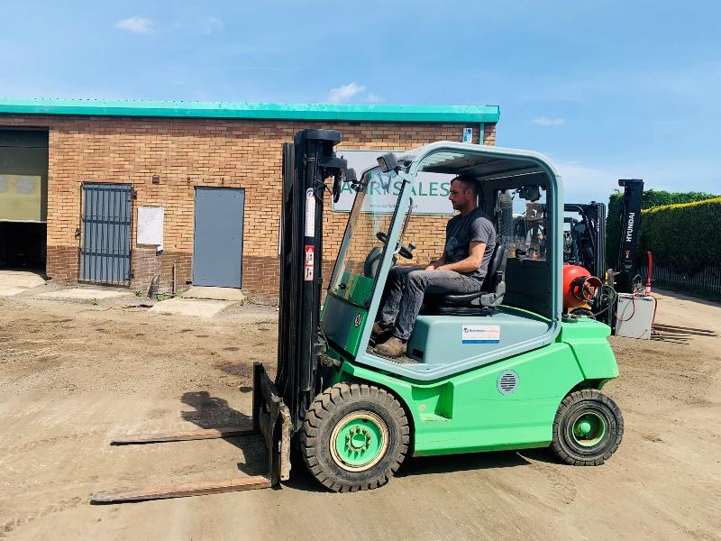CESAB DRAGO 250E GAS FORKLIFT*C/W SIDESHIFT*VIDEO*