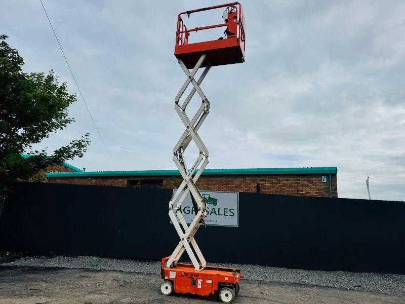 SNORKEL S3219E SCISSOR LIFT*YEAR 2017*READING 70 HOURS*VIDEO*